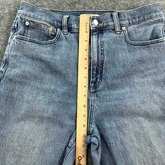 Madewell The Straight Womens 31 Blue Denim Jeans - Picture 9 of 16